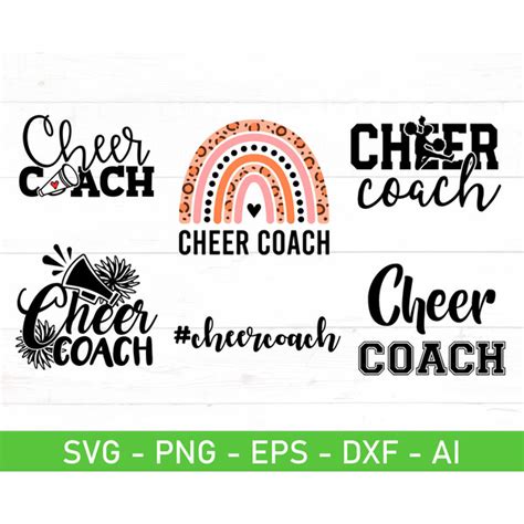 Cheer Coach SVG Bundle, Cheerleader Coach SVG, Cheer Coach S - Inspire Uplift