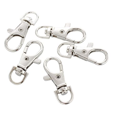 Bulk Pack Silver Swivel Lobster Claw Clasp Hook 1.5 Inch Clasp - Etsy