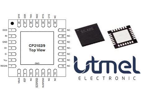 CP2102 Bridge Driver: Alternative, Pinout and Datasheet