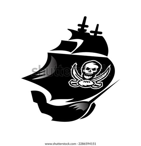 Pirate Ship Logo Design Vector Illustration Stock Vector (Royalty Free) 2286594151 | Shutterstock