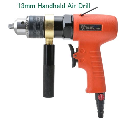 13mm Handheld Air Drill Reversible Air Drill Pneumatic Drill Gun Pistol type Pneumatic Drill-in ...