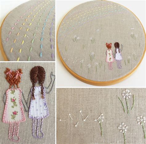 Embroidery Hoop Art - Cutesy Crafts