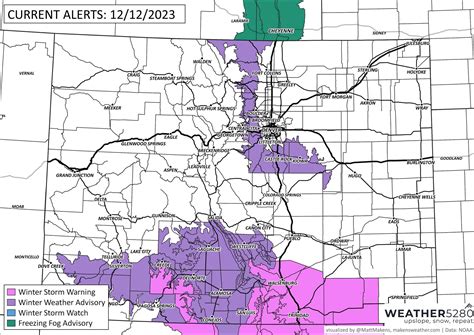 Foothills, Palmer Divide see freezing drizzle and fog, update on snow ...