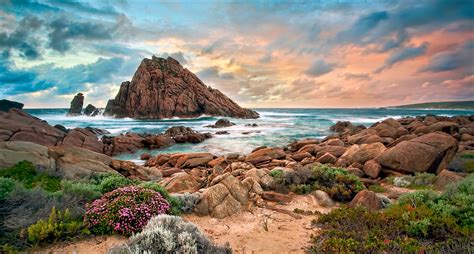 Bilder von Australien Meer Natur Landschaftsfotografie Steine Küste