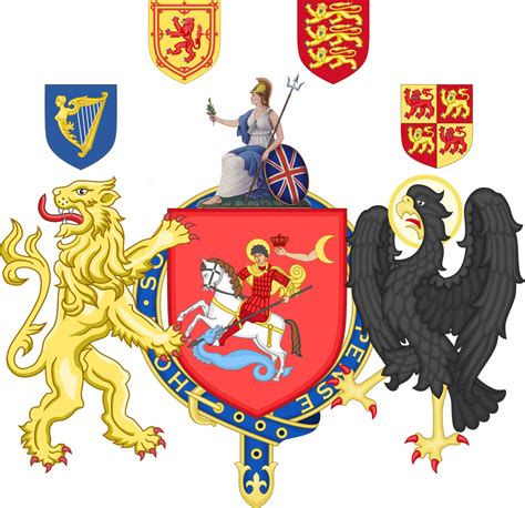 Coat of arms design for the possible British Republic. : r/heraldry