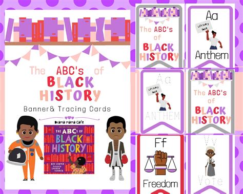 Black History Month Banner, Black History Decorations, Black History ...