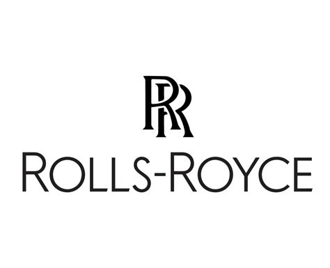 Rolls Royce Brand Logo Car Symbol With Name Black Design British Automobile Vector Illustration ...