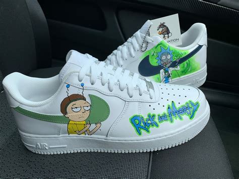 CUSTOM RICK AND MORTY AIR FORCE 1 - Derivation Customs - Custom ...