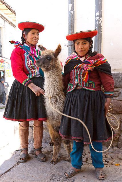 In Peru, two Inca women with their llama. Repinned by Elizabeth VanBuskirk, author of "Beyond ...