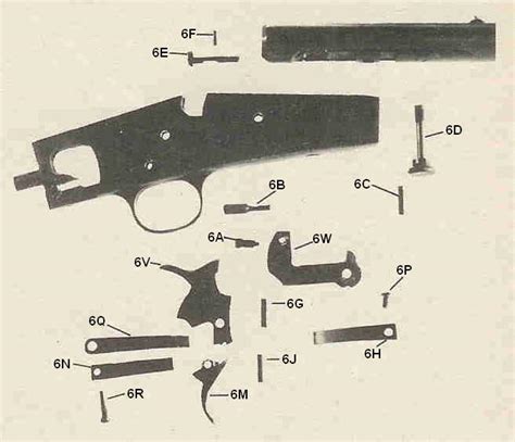 Remington Rolling Block No.6 - Remington Rolling Block Parts