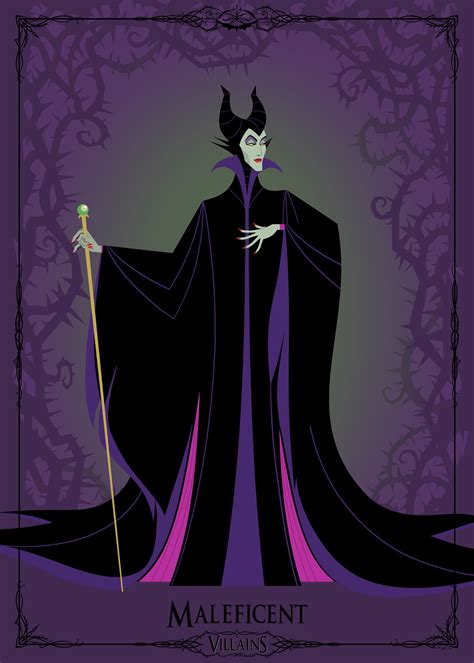 Villains Trading Card Series | Disney maleficent, Disney villains, Dark disney