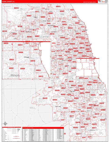 Maps of Cook County Illinois - marketmaps.com