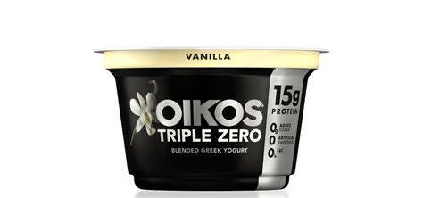 Oikos Triple Zero Vanilla Nutrition Label | Besto Blog