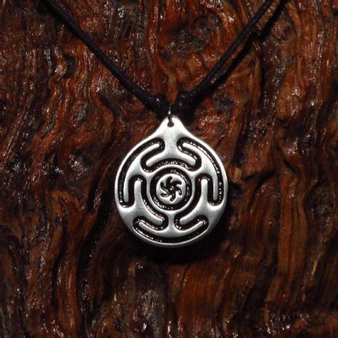 Hecate's Wheel Pendant Necklace