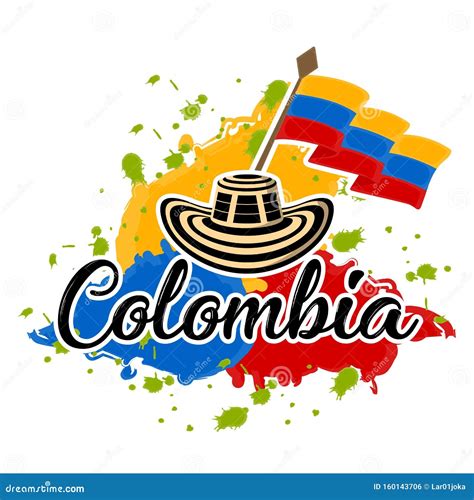 Representative Image of Colombia Stock Vector - Illustration of culture, independence: 160143706