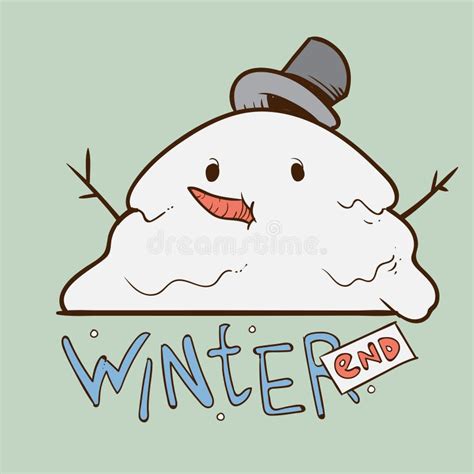 Melted Snowman Stock Illustrations – 163 Melted Snowman Stock ...