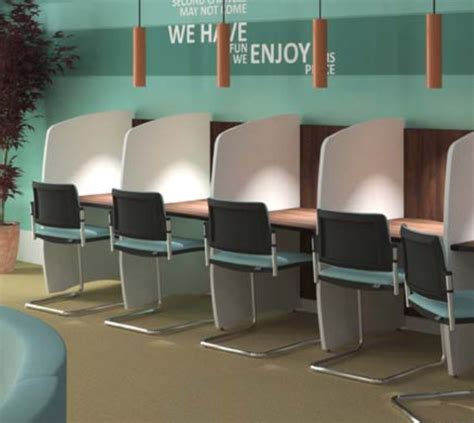 Study Hub booths are designed to help improve concentration by reducing ...