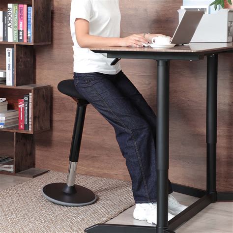 SONGMICS Standing Desk Chair, Standing Stool, Ergonomic Wobble Stool ...