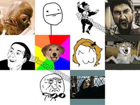 Guess the Meme Level 2 Answers | 4 Pics 1 Word Daily Puzzle Answers