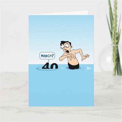 Funny Male 40th Birthday Card | Zazzle.co.uk