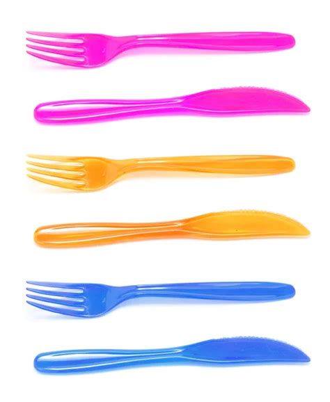 Plastic Knives and Forks — Stock Photo © newlight #3212139