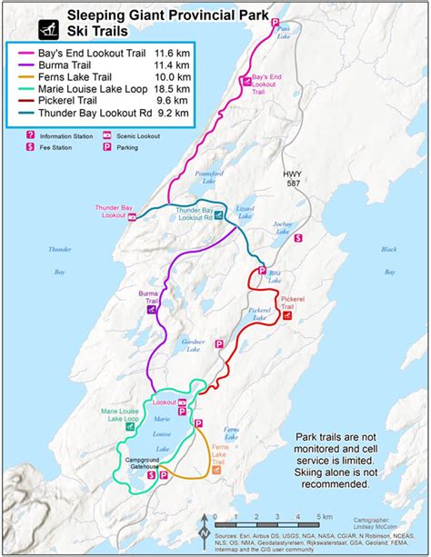 Sleeping Giant Loppet: Maps