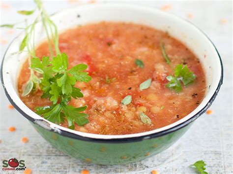 Spicy red lentil soup – Artofit