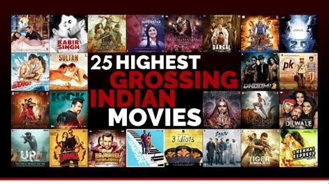 TOP 25 | Highest Grossing Indian Movies Ever | Worldwide Collection - YouTube