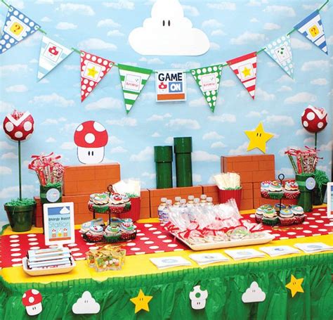 Super Mario Bros Party Decoration Ideas – Leadersrooms