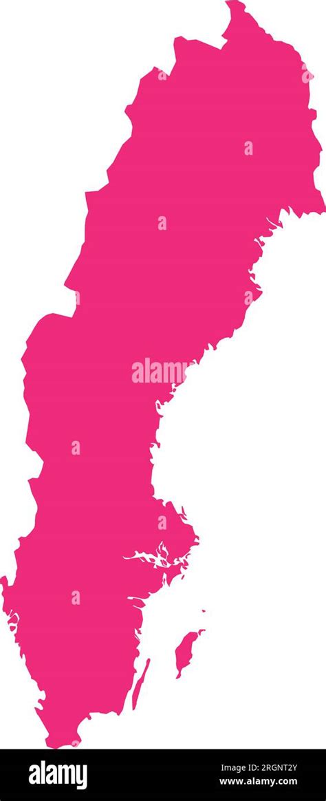 ROSE CMYK color map of SWEDEN Stock Vector Image & Art - Alamy