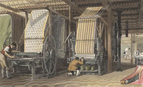 Calico printing machines - Stock Image - C026/2987 - Science Photo Library