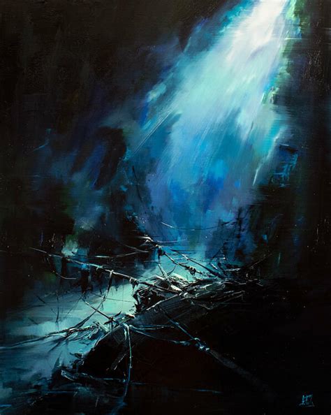 Ocean Painting Underwater Shipwreck Deep Sea Bozhena Fuchs Oil On Canvas | ubicaciondepersonas ...