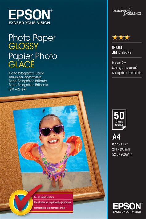 Photo Paper Glossy - A4 - 50 sheets | Paper and Media | Ink & Paper ...