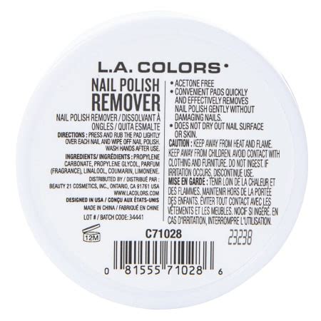 L.A. Colors® Scented Nail Polish Remover Pads 32-Count | Five Below