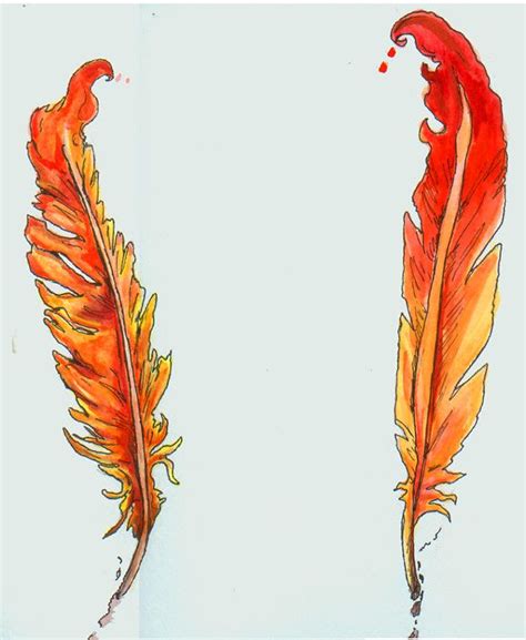 Phoniex Feather Designs by intrepidThrough on deviantART | Phoenix feather tattoos, Feather ...