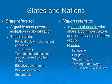 Example Of A Nation State - slideshare