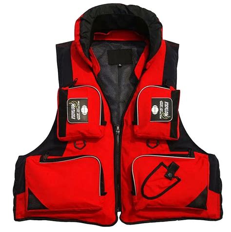 5 Color Fishing Jackets Life Vest For Mens Fish Clothing Outdoor Hunting Fishing Vest Fly ...