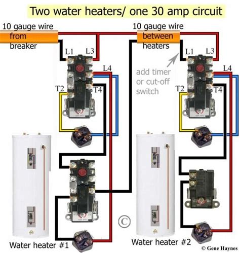 Hot Water Heater Thermostat Settings Diagram Reliance Dual E