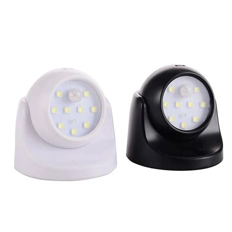 1pc 9 LEDs Motion Sensor Night Light Battery Operated Wireless ...