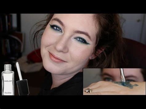 SUPER EASY How To Create Custom Eyeliner Tutorial (w/Inglot Duraline) - YouTube | Sminke, Inspo