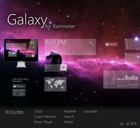 17 Best Rainmeter themes / skins Download - Must have skins - Devmadness