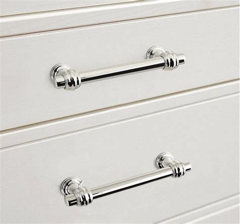 First Class Brushed Chrome Kitchen Handles Brass Cabinet