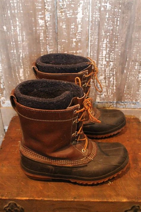 LL Bean Insulated Winter boots men's 10 | Etsy