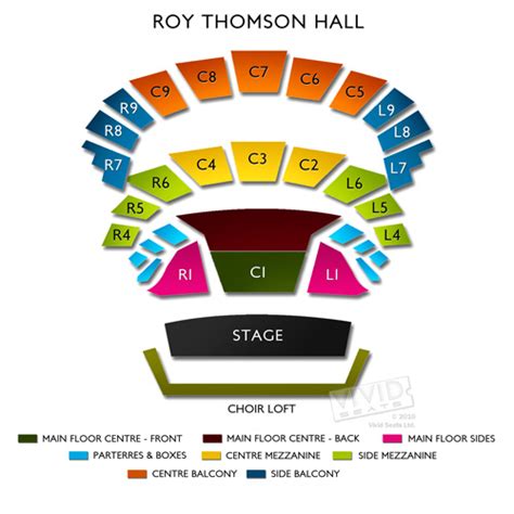 Roy Thomson Hall Seating Chart | Vivid Seats