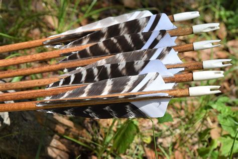 Archery arrows Traditional wood arrows with walnut dip and | Etsy