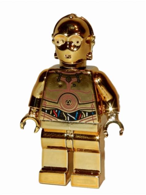 C-3PO (gold chrome) | Cool lego creations, Cool lego, Lego star wars