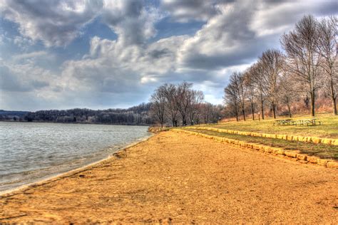 Lakeshore Early Spring at Yellowstone Lake State Park, Wisconsin image ...