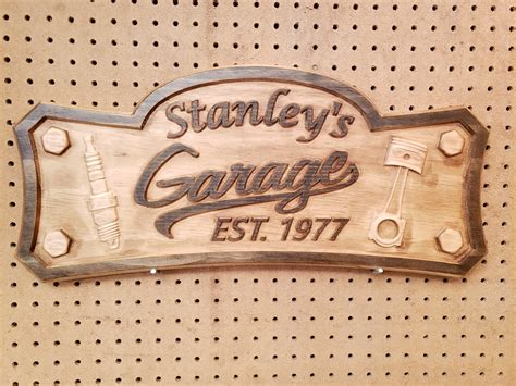 Personalized Garage Sign Shop Sign Established Personalized | Etsy