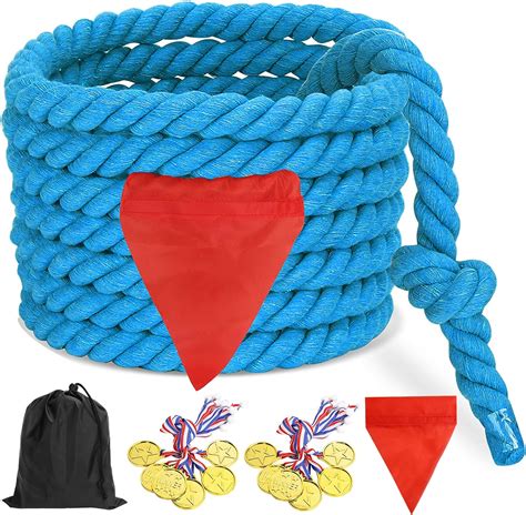 Buy Tug of War Rope for Kids and Adults, Field Day Family Reunion Birthday Party Games, Outdoor ...