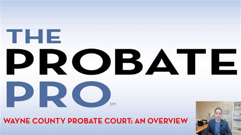 Wayne County Probate Court: An Overview #theprobatepro #probate #probateattorney #waynecounty ...